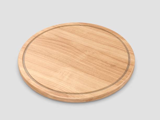 istock Blank pizza food serving tray template. 2155396582