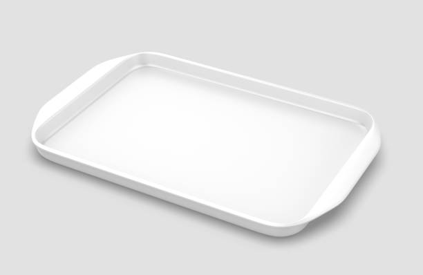 Plastic food tray for branding.