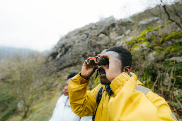 istock Young couple hiking the beautiful nature 2155399717