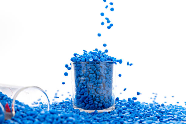 istock Produced from polymer plastic pellet factory. Petrochemical process for producing plastic pellet. Compound bead. polymerase chain reaction. 2155406917