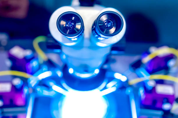 Detail of microscope