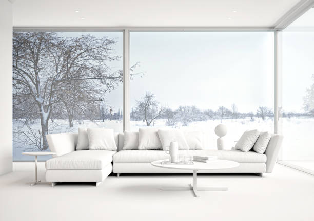 Home interior with sunroom