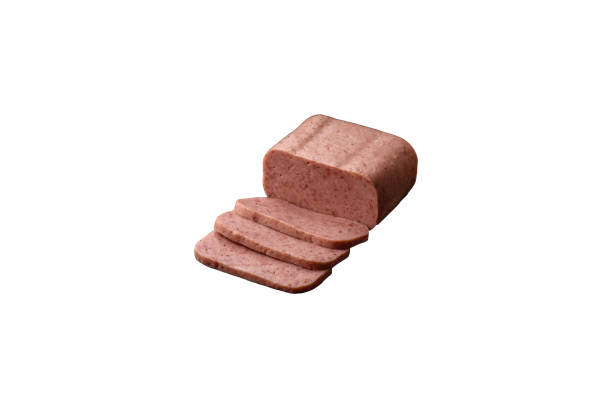 istock Delicious canned pink ham with salt, spices and herbs 2155424019