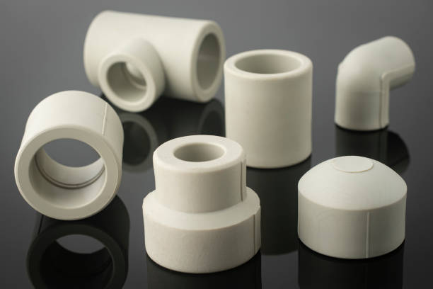 istock Various fittings for soldering and connecting polypropylene pipes 2155428504