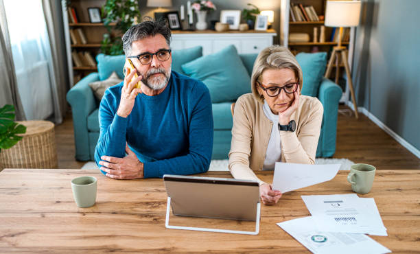 istock How are we going to pay these bills? 2155428675