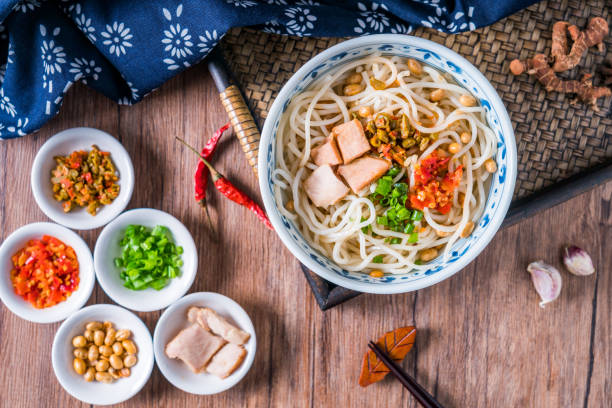 istock China Guangxi Guilin rice noodle in a bowl 2155429486