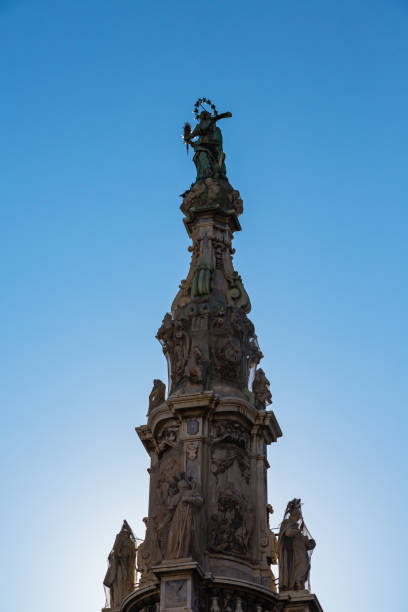istock Obelisk in Naples, Italy 2155430943