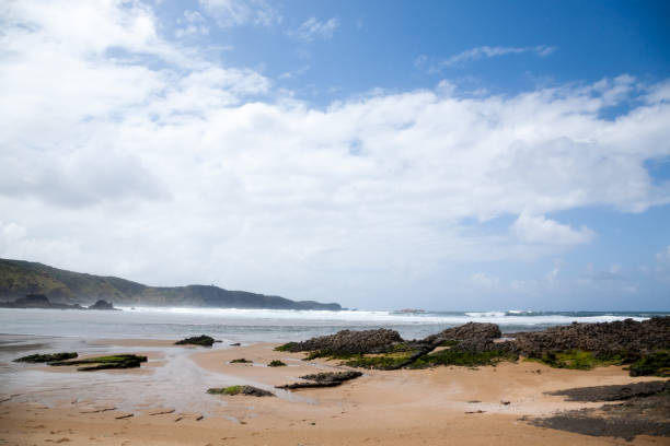 istock Verdicio beach view. Asturias coastline panorama, Spain 2155431546