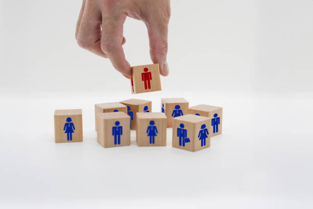 hand pick applicant in human resource concept