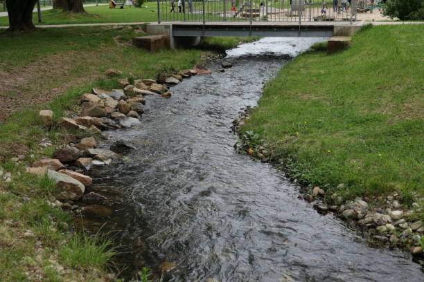 istock Watercourse in Luisenpark in Bad Bergzabern 2155436288