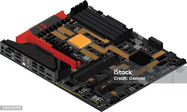 Computer Basic Istock Ilustración de An Illustration Of The Components Of A Basic ...