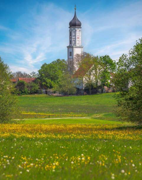 istock Catholic church near Augsburg 2155455731