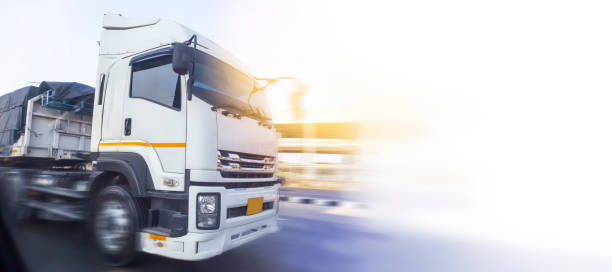 istock Container truck Freight transport and freight business 2155457254