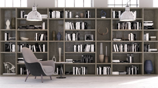 istock Large luxury modern minimal bright interiors room mockup illustration 3D rendering 2155462721