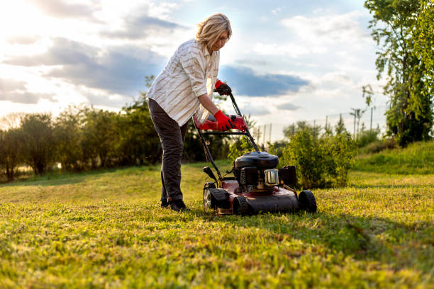 Woman working in the garden
