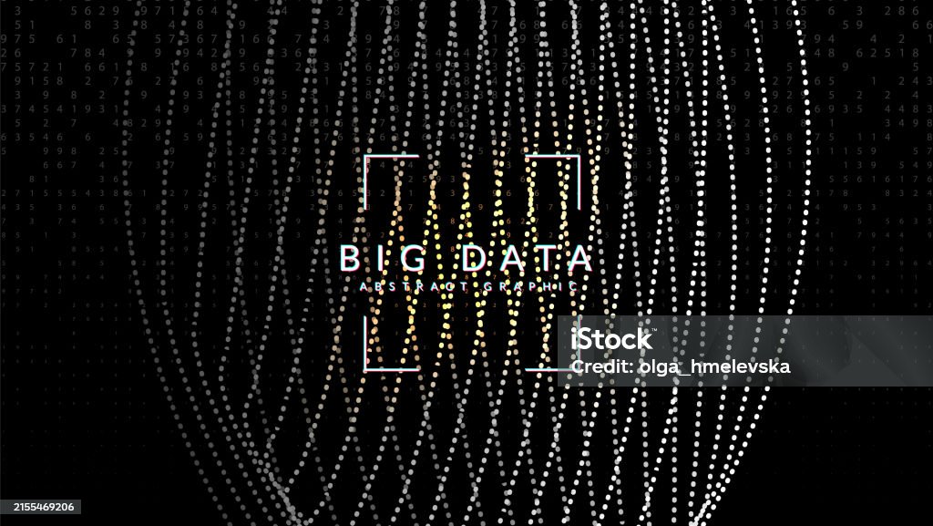 Idgit Background Big Data Background Future Intelligence In Innovative Digits Cyber Dots ...
