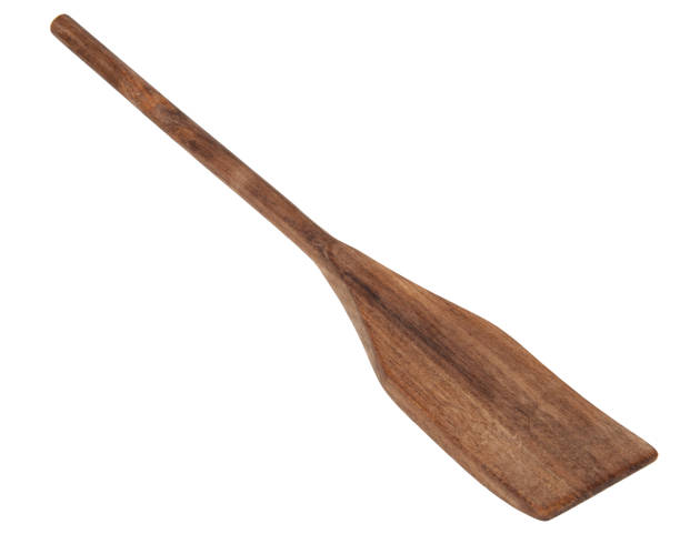 istock Kitchen wooden spatula isolated on white background isolated 2155469577