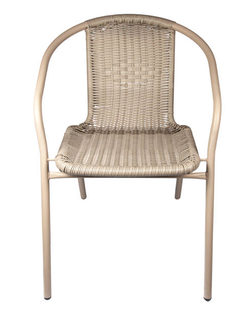 istock Wicker chair, Rattan chair isolated on white background 2155472111