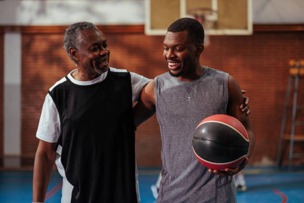 istock Friends bonding at basketball. 2155479809