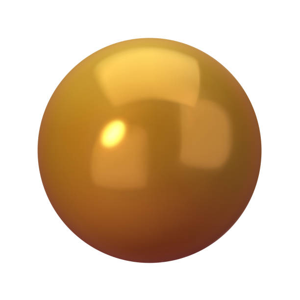 istock High-quality 3D sphere illustration. Vibrant, shiny, and transparent orb in golden colors. Perfect for modern, geometric designs. Versatile vector for art, web, and graphic projects 2155482383