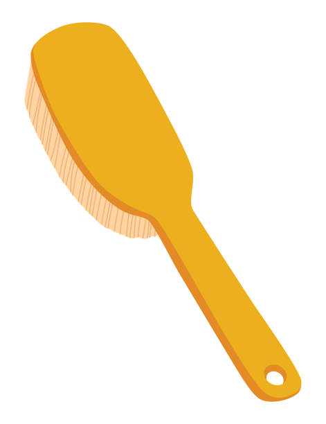 istock Dog accessory shop icon. Dog brush for combing. Petshop supermarket. Pet accessory. Vector illustration in flat style clip art 2155485073