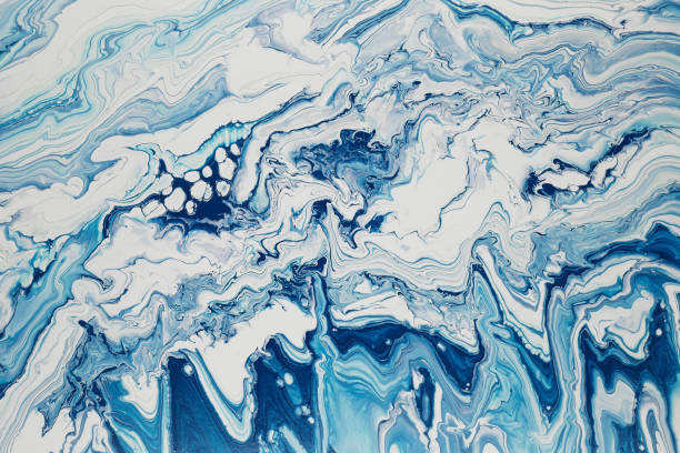istock Abstract painting in fluid art technique 2155487195