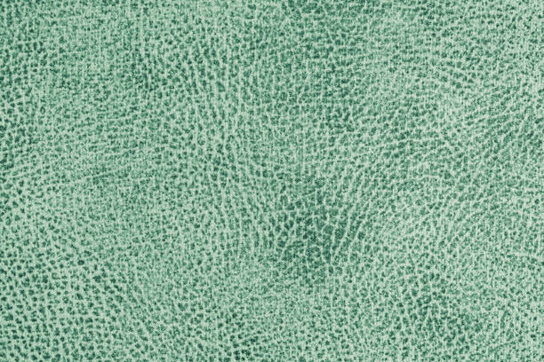 istock Jacquard green fabric with abstract shabby texture closeup, macro. Background, cloth structure 2155489316