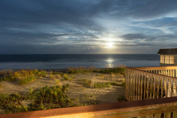 istock Moonrise over the beach in Nags Head North Carolina 2155489800