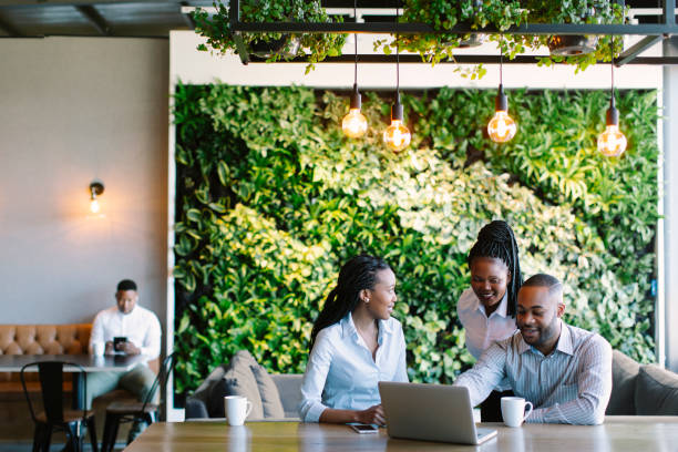 istock Young African Business People having a Meeting 2155490618