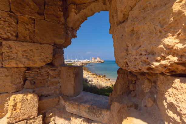 istock Ancient Stone Arch in Rhodes, Greece 2155495343