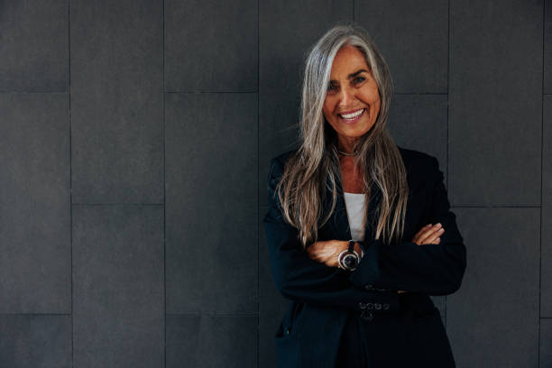 istock Senior businesswoman looking at camera 2155503084