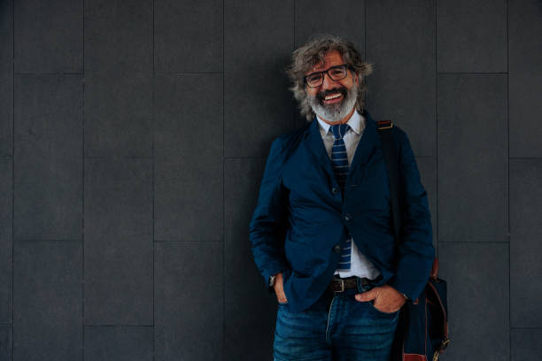 istock Stylish businessperson with copy-space 2155503111