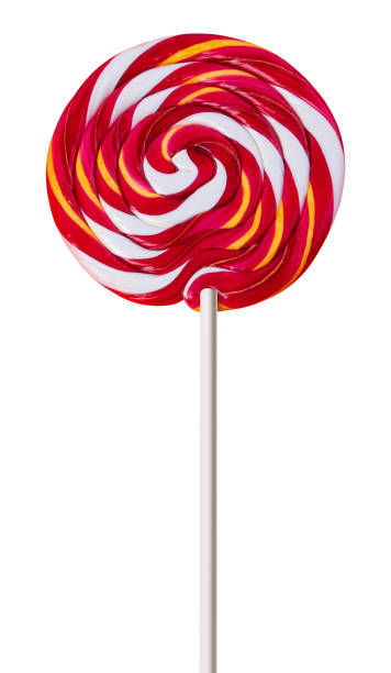 istock Colorful lollipop on white background. 2155514210