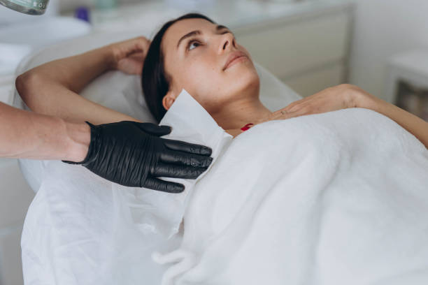 istock Sugaring: epilation with liquate sugar at armpit. 2155514650