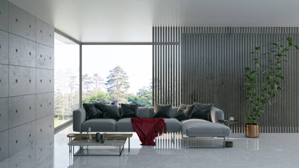 istock modern bright interiors apartment Living room 3D rendering illustration 2155515448