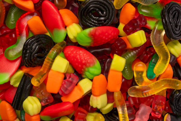 istock Assorted colorful gummy candies. Jelly  sweets. 2155515895