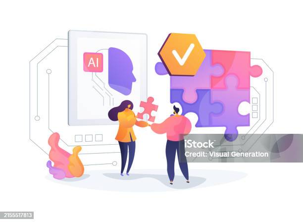 Aiassisted Conflict Resolution Abstract Concept Vector Illustration ...