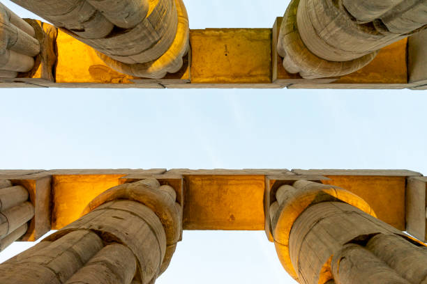 Pillars of an ancient building discovered in Egypt