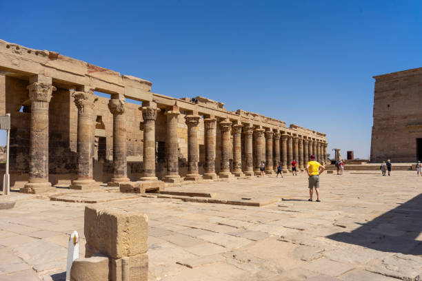 istock Pillars of an ancient building discovered in Egypt 2155523776