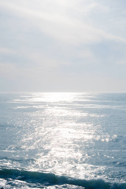 istock Abstract landscape of sea and sky, sparkling with sunlight 2155524862
