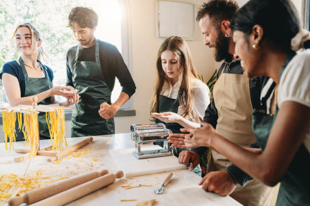 istock People are making homemade ravioli during a cooking class 2155528932