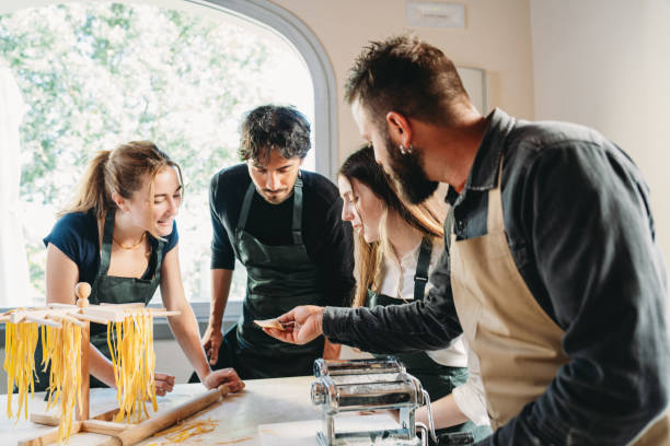 istock People are making homemade ravioli during a cooking class 2155528990
