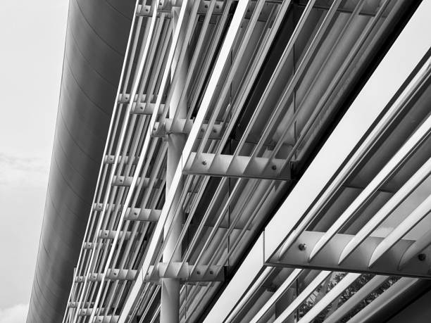istock Modern Architectural Detail in Monochrome 2155529640