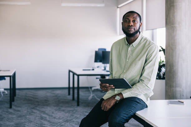 istock African businessman at the office 2155530146