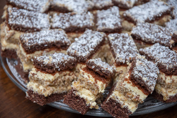 istock plate with the best recipes for home-made cakes 2155535604