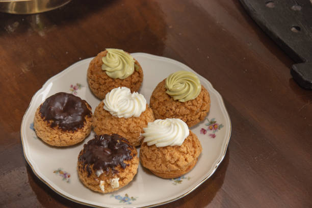 istock plate with the best recipes for home-made cakes 2155535606