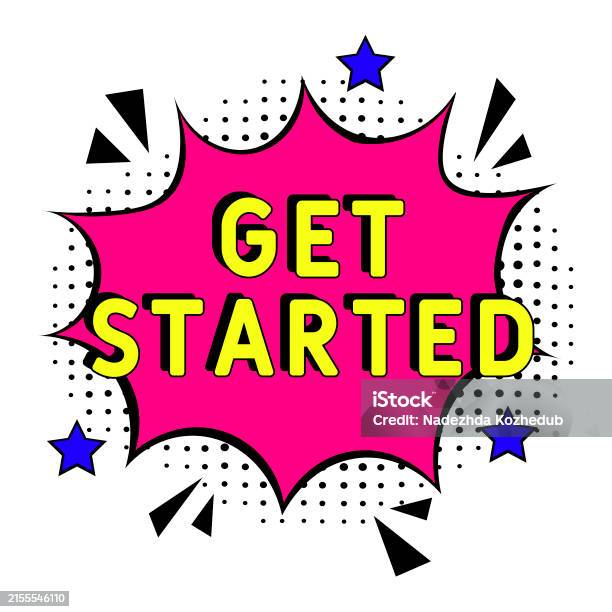 Get Started Stock Illustration - Download Image Now - Art, Celebration ...