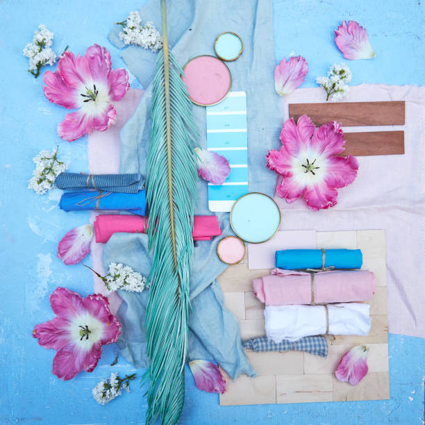 istock Color palette mood board for interior design and decoration 2155549871