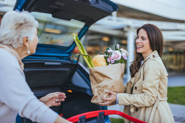 istock Family Grocery Shopping Assistance 2155550043