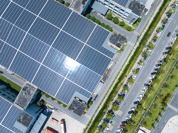 istock view of solar power panels 2155553947